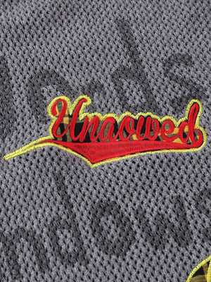 Vintage Patch Embroidered Hooded Sweater - thumbnail 3