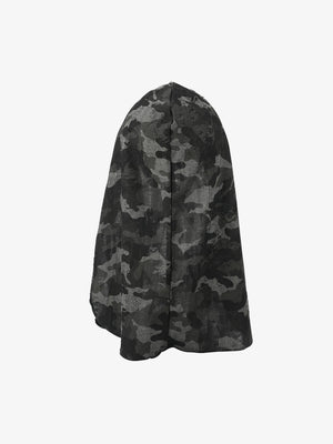 Dark Punk Camouflage Hooded Cape - thumbnail 2