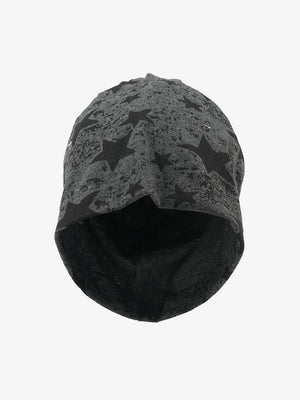 Street Double-Layer Five-Pointed Star Pullover Hat - thumbnail 4