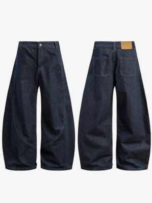 Jeans barrel – vista frontal y trasera | XoKool