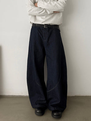 Jeans barrel – en modelo, frontal | XoKool
