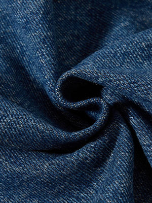Jeans-Bomberjacke – Stofftextur Nahaufnahme | XoKool