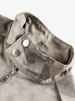 Street Retro Camouflage Military Jacket - thumbnail 8