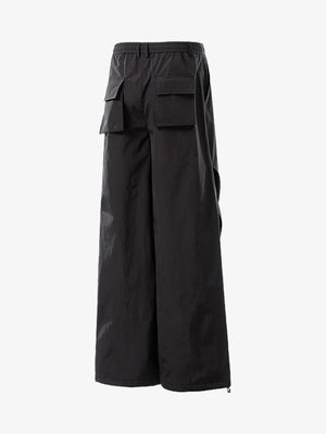 Vintage Drawstring Draped Embroidered Wide Leg Pants - thumbnail 13