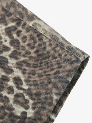 Vintage Leopard Print Cargo Barrel Pants - thumbnail 5