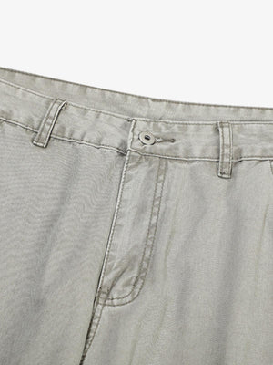 Patchwork Multi-Pocket Workwear Casual Machete Pants - thumbnail 3