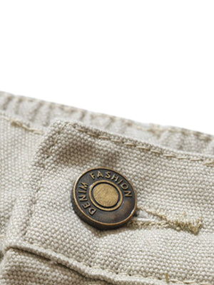 Retro Structured Design Cargo Shorts - thumbnail 5