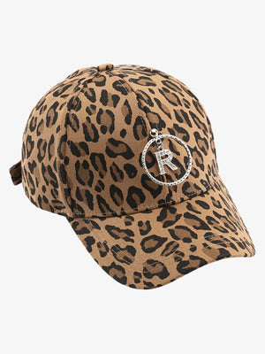Retro Leopard Print Curved Baseball Cap - thumbnail 3