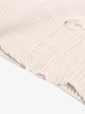 Heavy Cut Turtleneck Cardigan Zipper Sweater - thumbnail 9