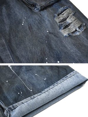 Jeans im Dirty Wash – Riss und Saum in Nahaufnahme | XoKool
