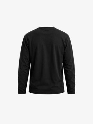 Distressed American Flag Long Sleeve Shirt – back view | XoKool