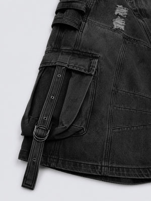 Cargo Jorts – Nahaufnahme von Cargotasche und Riemen | XoKool