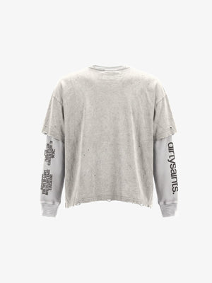 Layered long sleeve shirt – Back render | XoKool
