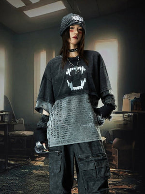Double Layer T Shirt – on model front (woman) | XoKool