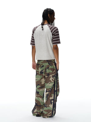 Pantalones deportivos de camuflaje – En modelo, trasera | XoKool