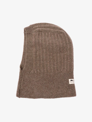 Vintage Ribbed Knit Balaclava Hood Hat - thumbnail 6