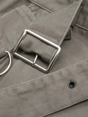 Multi-Pocket Cargo Flared Pants - thumbnail 8