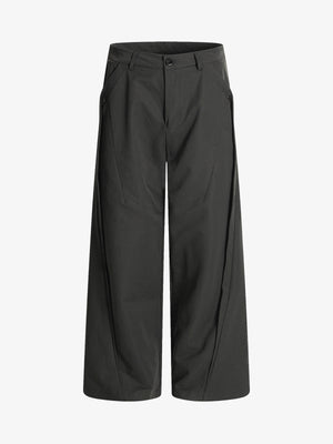 Street Deconstruction Split Casual Suit Pants - thumbnail 1