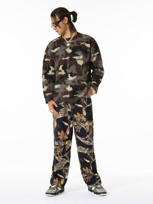 Street Camouflage Crew Neck Sweater - thumbnail 5