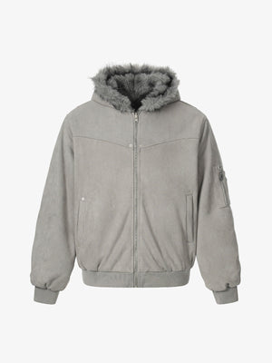 Street Fur Reversible Hooded Jacket - thumbnail 1