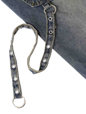 Vintage ring jeans – ring strap detail | XoKool