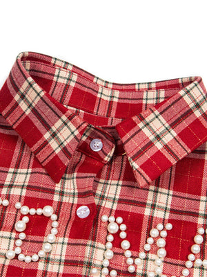 Plaid Long Sleeve Shirt - thumbnail 7
