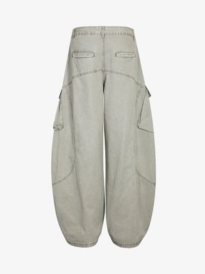 Patchwork Multi-Pocket Workwear Casual Machete Pants - thumbnail 2