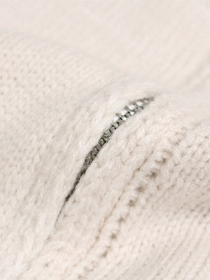 Heavy Cut Turtleneck Cardigan Zipper Sweater - thumbnail 7