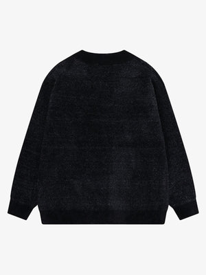 Vintage Butterfly V-Neck Sweater - thumbnail 2