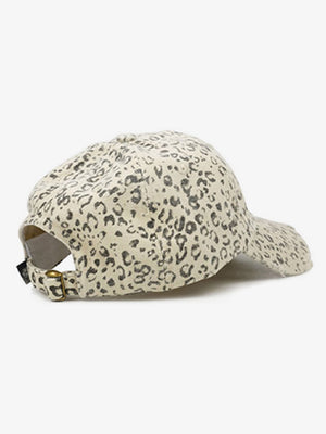 Vintage Leopard Print Distressed Baseball Cap - thumbnail 9
