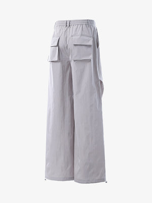 Vintage Drawstring Draped Embroidered Wide Leg Pants - thumbnail 15
