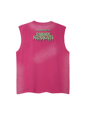 Street Graphic Spray Print Necklace T-Shirt - thumbnail 9