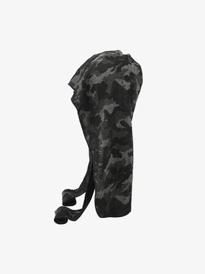 Dark Punk Camouflage Hooded Cape - thumbnail 5