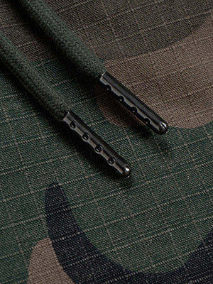 Three-Waist Splicing Camouflage Cargo Buckle Waist Design Overalls - thumbnail 8