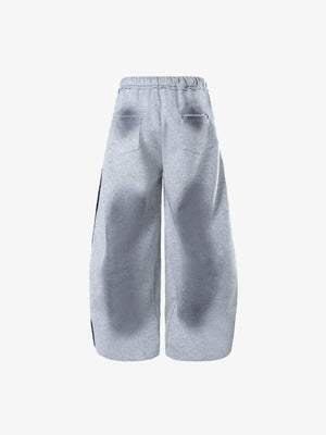 Piping sweatpants – Grey, back view | XoKool