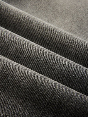 Faded Black Baggy Jeans – fabric close-up | XoKool