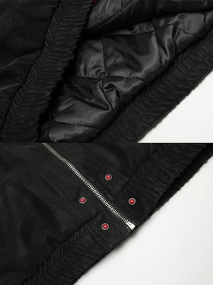 Bomberjacke in Wildleder-Optik – Steppfutter und Druckknöpfe im Detail | XoKool