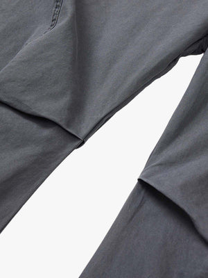 Vintage Distressed Pleated Barrel Pants - thumbnail 7