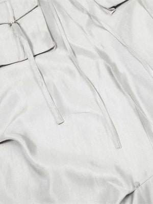 High Street Rivet Pleated Workwear Multi-Pocket Casual Pants - thumbnail 8