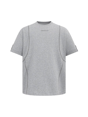 Retro Quilted Design T-shirt - thumbnail 3