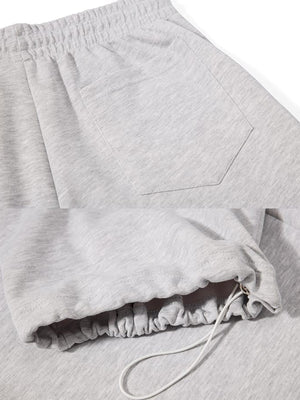 Balloon Jogginghose – Grau, Detailansicht Tasche und Zugband am Saum | XoKool