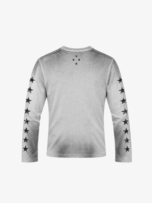 Gothic cross long sleeve tee – back flat | XoKool