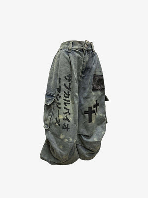 Capri Jeans – Grün, flach ohne Gürtel | XoKool