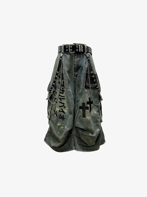 Capri jeans – Green, front flat | XoKool