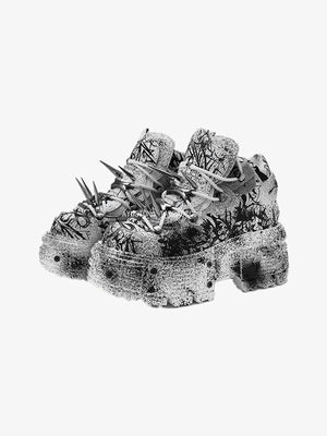 Spiked platform sneakers – pair, angled view (duplicate of 0) | XoKool