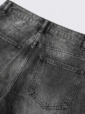Rhinestone Wide Leg Jeans – back pocket close-up | XoKool