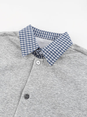 Sleeveless layered shirt – collar close-up | XoKool