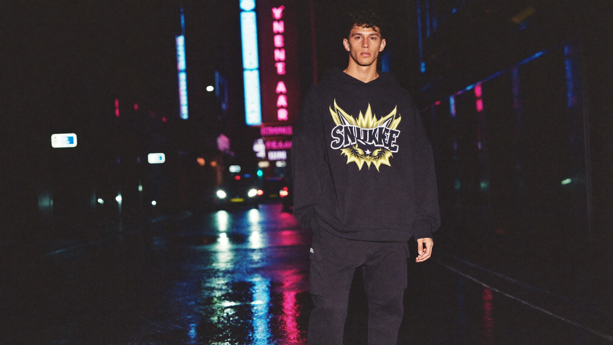 XoKool streetwear - night city editorial hero