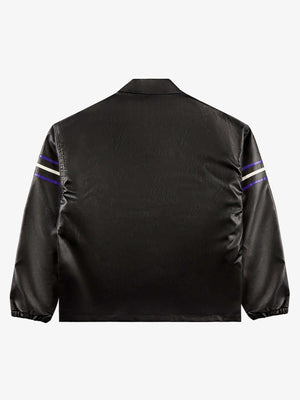 Moto Jacke aus Kunstleder mit Stern-Graphic – Rückansicht | XoKool
