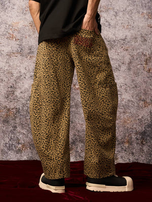 Cheetah Print Barrel Pants - thumbnail 6